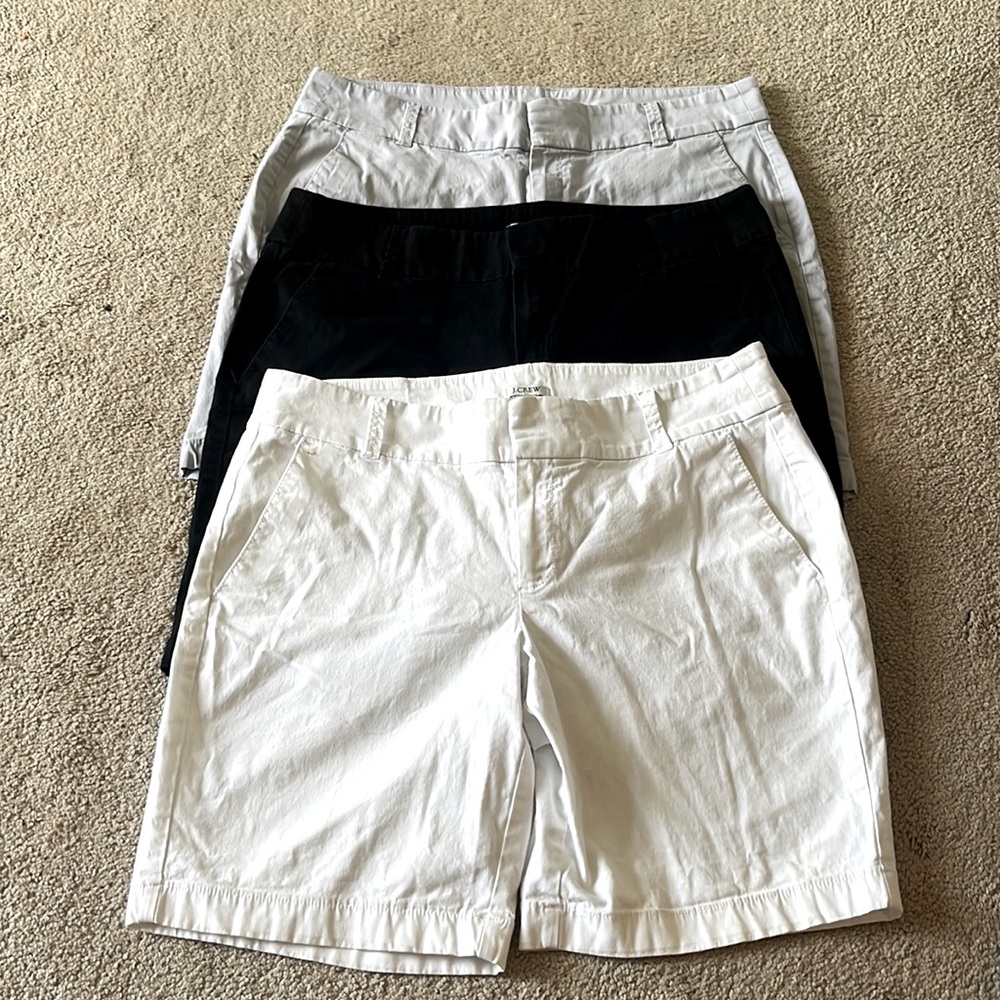 J Crew 3 pack - size 10 Basic colors